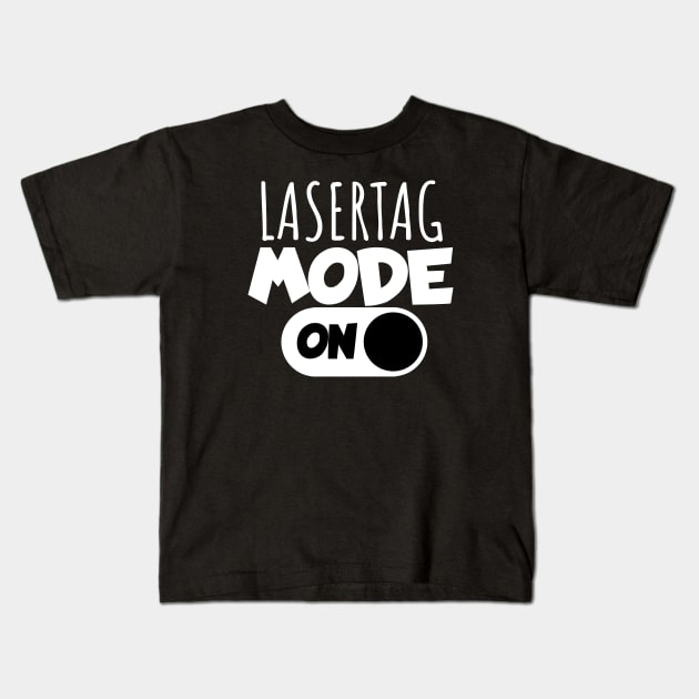 Lasertag mode on Kids T-Shirt by maxcode